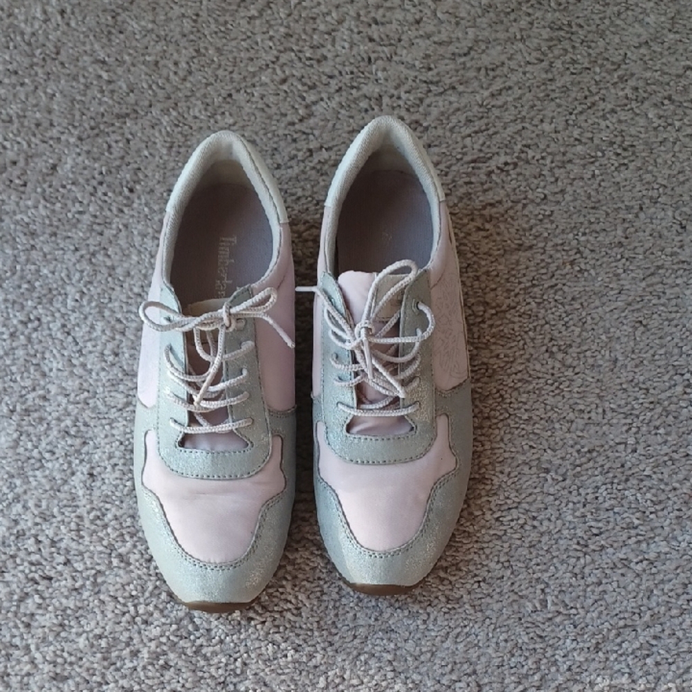Timberland Pink and Gray Women's Sneakers